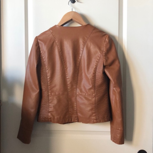 Vegan Leather Jacket - Picture 2 of 7